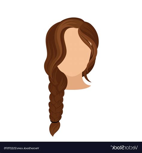 Hair Braids Vector At Collection Of Hair Braids