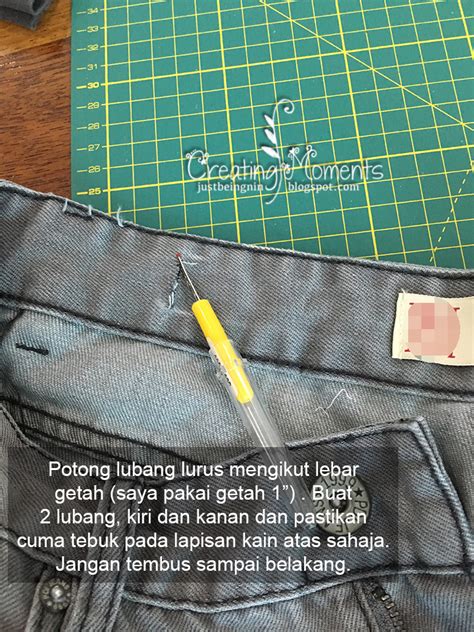 Pada pendapat saya, topik ini patut diberi perhatian. Nin's Little Nook: Cara Mengecilkan Pinggang Seluar Jeans