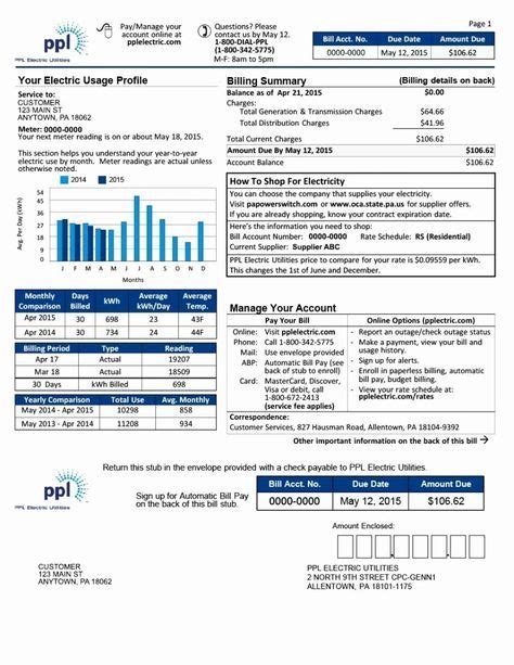 Centerpoint energy po box 1144. Fake Utility Bill Template Unique at&t Phone Bill Utility ...