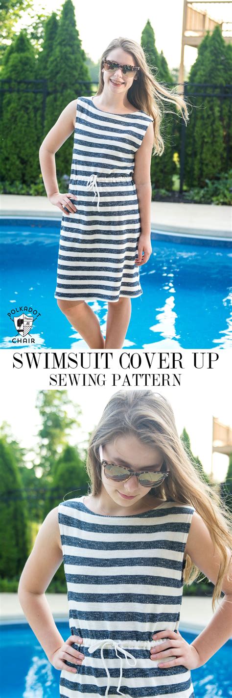 Super Simple Swimsuit Cover Up Sewing Tutorial The Polka Dot Chair