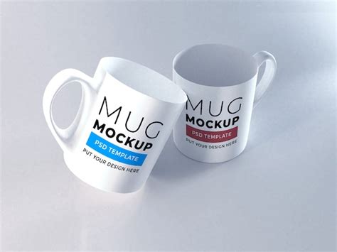Premium Psd Realistic Mug Mockup Template