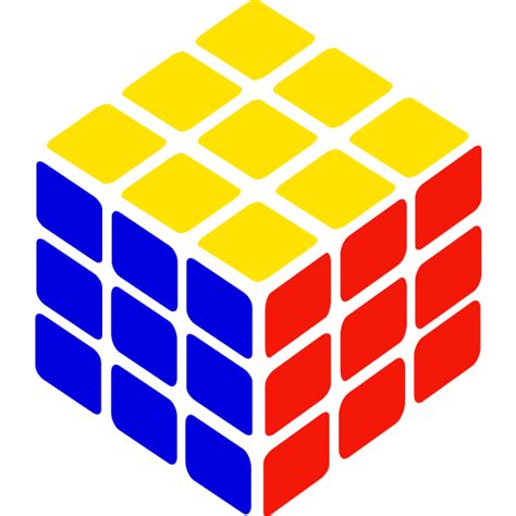 Rubiks Cube Vector Drawing Free Svg