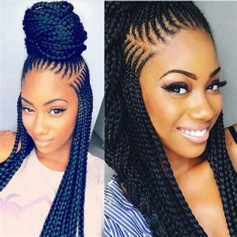 Ghana braids are also called ghanaian braids, banana cornrows, and others refer to them as goddess braids, cherokee cornrows, invisible cornrows, ghana cornrows or pencil braids. 10 Image of Latest female hairstyles - ArewaTunz