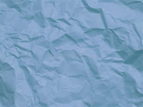 Crumpled Pastel Blue Paper Texture Background Stock Image Image Of