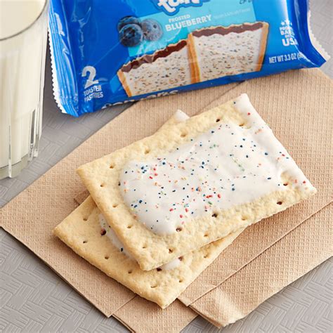 Pop Tarts Frosted Blueberry Toaster Pastry 2 Pack 72 Case