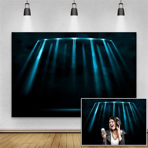 Buy Yeele 7x5ft Stage Spotlight Backdrop Concert Live Blue Light Banner