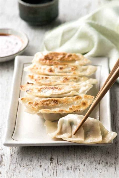 When making chinese dumplings at home, you need dumpling fillings and wrappers. Japanese GYOZA (Dumplings) | RecipeTin Eats