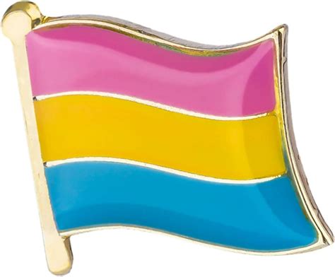 Rainbow Flag Pansexual Lgbt Pride Enamel Lapel Pin Badge