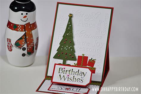 Attractive Christmas Birthday Cards With A Festive Feel