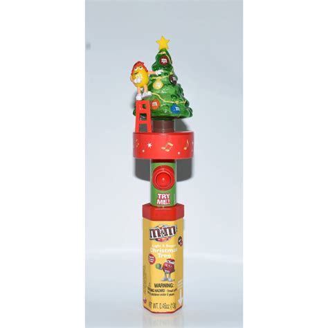 Mandms Christmas Tree Light And Sound Wand With Candy