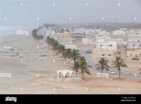 The Coastal Town Of Taqah In The Dhofar Governorate Near Salalah Oman