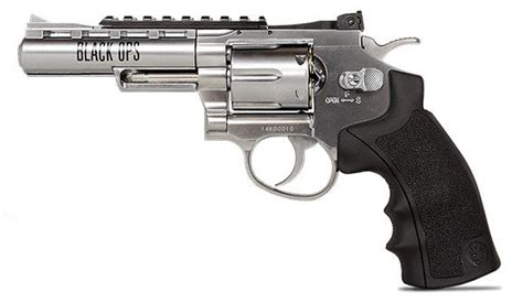 Exterminator Full Metal Revolver 4 Bb Chrome Black Ops Usa