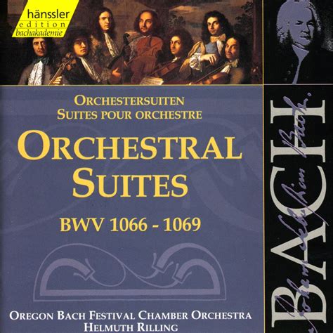 ‎bach j s orchestral suites bwv 1066 1069 by helmuth rilling and oregon bach festival