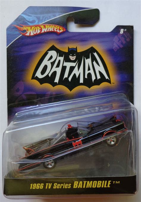hot wheels 2007 batman batmobile from 1966 tv series 1 50 scale die cast vehicle