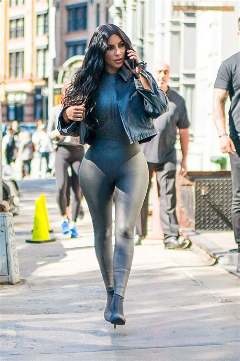 kim kardashian in spandex in tribeca nyc 09 30 2018 celebmafia