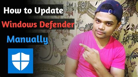 How To Update Windows Defender Manually Youtube