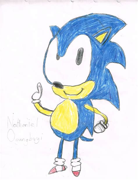 Sonic The Hedgehog Drawing By Nogungbu73072 On Deviantart