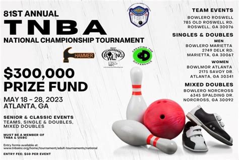 Tnba National Championship Bowling Tournament Southern Tnba