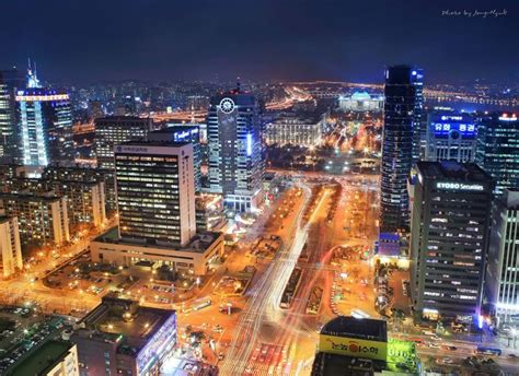 The major spot in north korea which has light is pyongyang. South Korea Biggest City | Cities/Nature | Pinterest ...