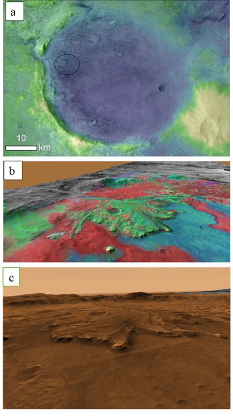 14 A Image Of The Jezero Crater On Mars Landing Site 2021 For Nasas