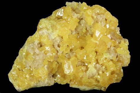 245 Sparkling Sulfur And Calcite Crystals Poland 79239 For Sale
