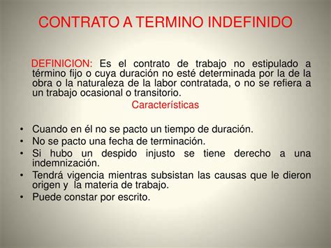 Ppt Clases De Contratos Laborales Powerpoint Presentation Free