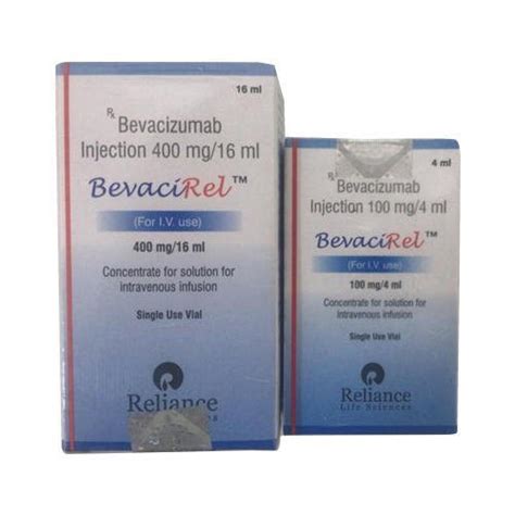 Bevacirel 400 Mg16ml Bevacizumab Injection Avastin Injection