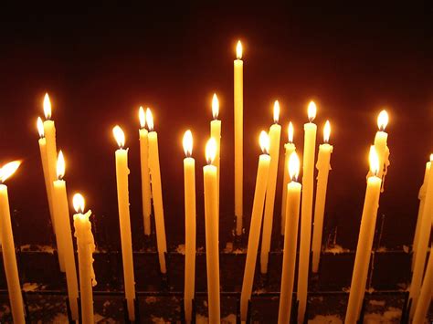 Free Church Candles Stock Photo