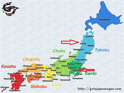 Select map type / size. Akita: The True North of Japan | The Way Of Words