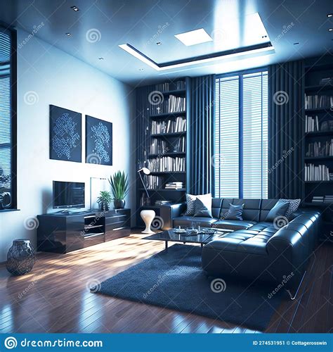 Modern Living Room Interior Design Architectural Concept For Hotels