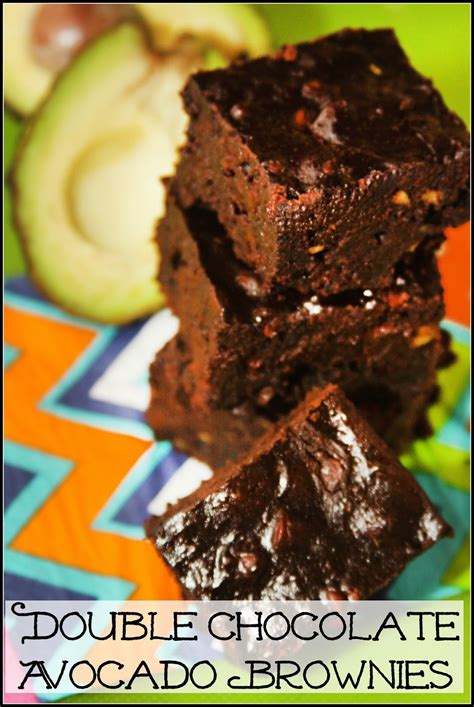For The Love Of Food Double Chocolate Avocado Brownies Choctoberfest