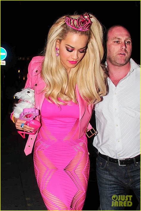 Rita Ora Looks Gets All Dolled Up As Barbie For Halloween Photo 3231890 Photos Just Jared