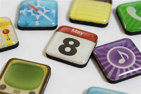レビュー Iphoneのアイコン風マグネットが18個セットになった『app Magnets』