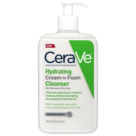 Save On Cerave Hydrating Cream To Foam Cleanser Pump Ceramides