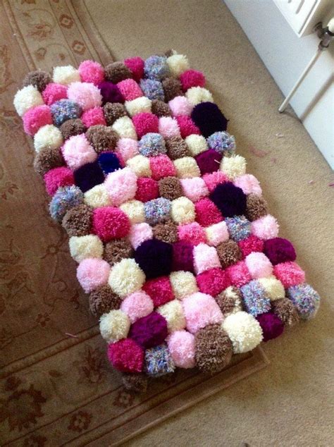 Make Your Own Pompom Rug Craft Projects For Every Fan Diy Pom Pom