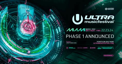 Lineup Ultra Music Festival March