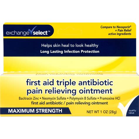 Exchange Select 1 Oz First Aid Triple Antibiotic Pain Relieving