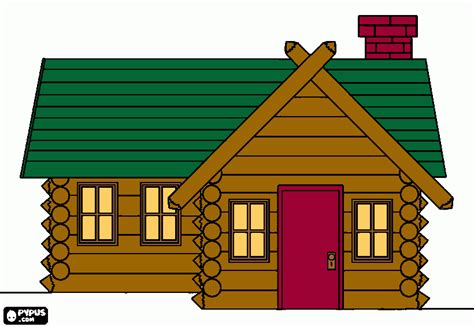 Free download 38 best quality cabin coloring pages at getdrawings. OUR LOG CABIN coloring page, printable OUR LOG CABIN