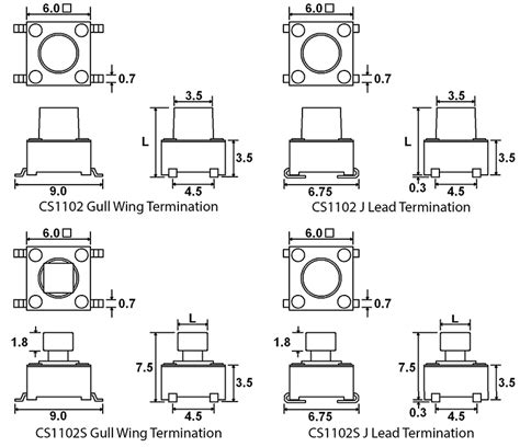 Push Buttontactile Switch Pinout Connections Uses 60 Off