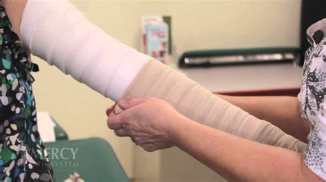 Multi Layer Bandaging For The Arm Youtube