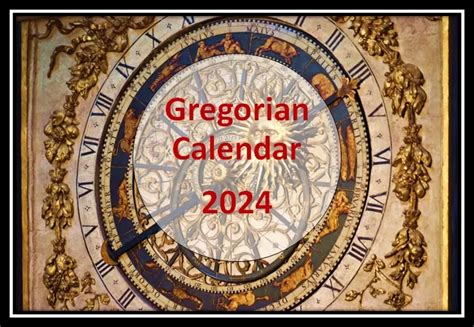 Gregorian Calendar 2024 Plan Your Schedule In Advance Edudwar