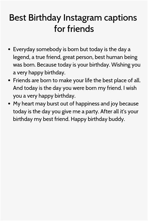 Thank you for making my birthday so memorable. Best Birthday Instagram captions for friends | Caption for ...