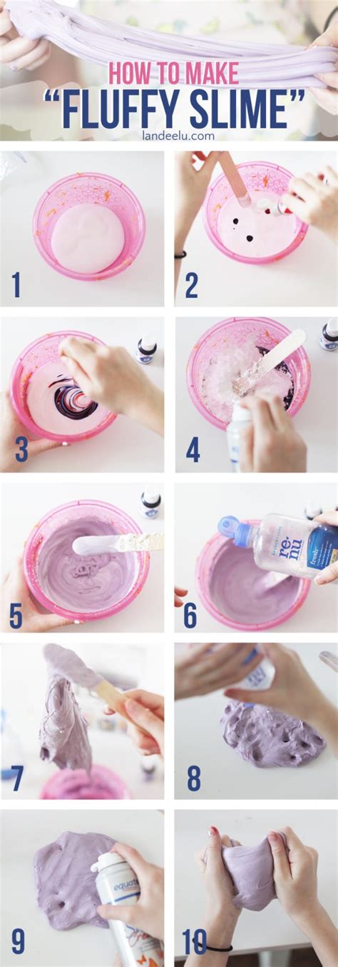 How To Make Fluffy Slime Without Activator Or Glue Fluffy Slime