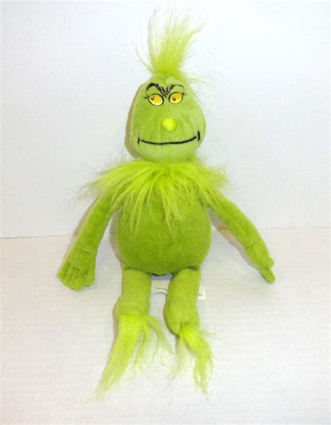 Dr Seuss The Grinch Christmas Plush 9 Bean Bag Universal Studios P73