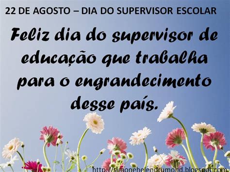 Mensagem Para Supervisor Escolar