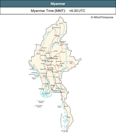 Myanmar Time Zone Whichtimezone