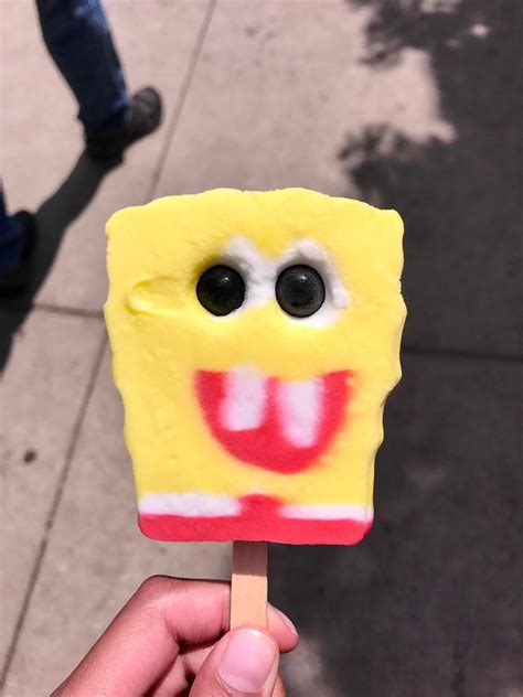 Spongebob sherbet/ice cream thing with the gumball eyes. : nostalgia
