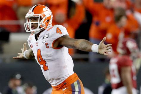 Espn's adam schefter adds more context, reporting watson met with owner cal mcnair and shared thoughts on. Deshaun Watson voted ACC athlete of the year