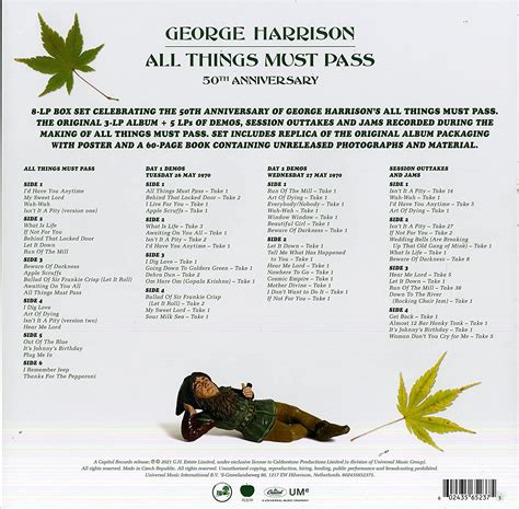 George Harrison All Things Must Pass Gram Vinyl Super Deluxe LP Box Set Mac Kosmos