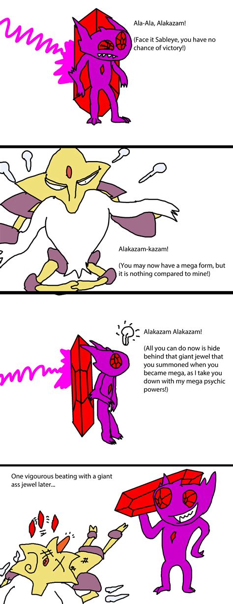 When i first started youtube, i neve rthought i would get this far. Mega Sableye comic thing done by me | Pokemon | Know Your Meme